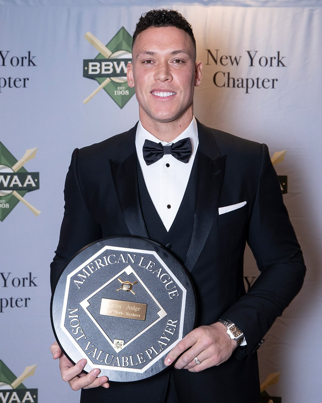 Aaron Judge, Shohei Ohtani, Tarik Skubal and Paul Skenes all picked up their hardware at the BBWAA Awards Dinner 🤩