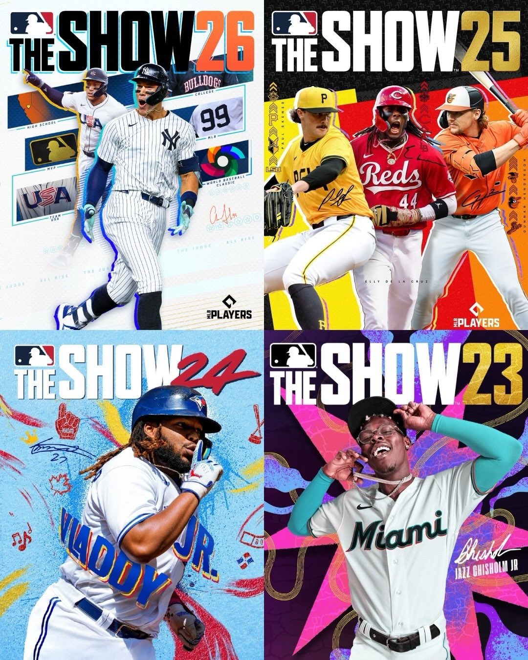 The Show goes on!

The last 4 covers of MLB The Show have been 🔥