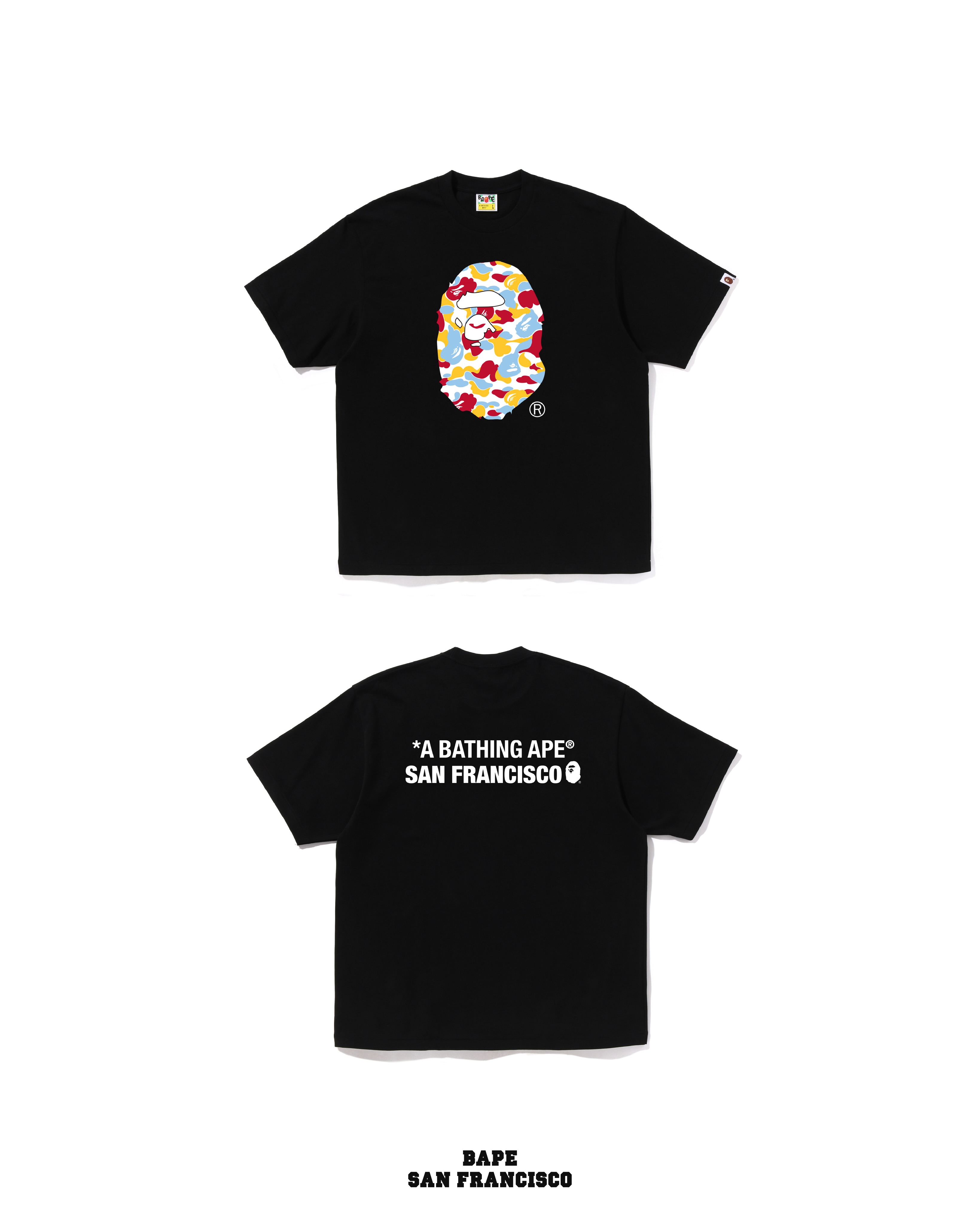 BAPE STORE®️ SAN FRANCISCO collection available today, exclusively at BAPE STORE®️ SAN FRANCISCO. 
 
Address: 216 Stockton St, San Francisco, CA 94108 
 
#BAPE  #ABATHINGAPE  #BAPESTORESANFRANCISCO