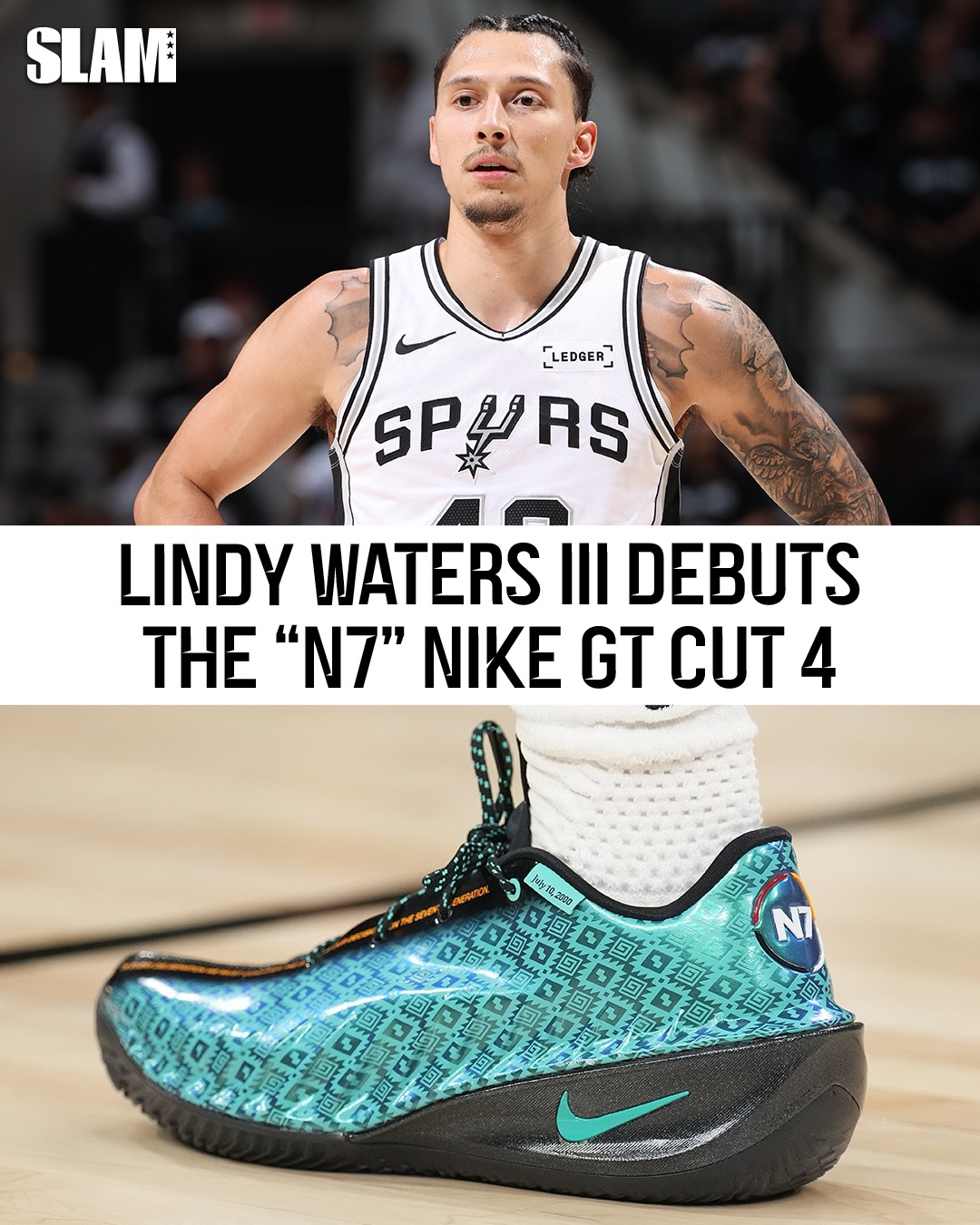 Lindy Waters III pulled up to Game 2 of the Finals with the “N7” Nike GT Cut 4.